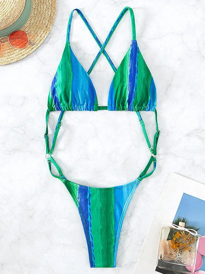 Extreme Mini Micro String Women Swimwear One Piece Swimsuit Female Cross Backless Monokini High Cut Bathing Suit The Clothing Company Sydney