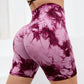 Tie Dye Yoga Shorts Marble Gym Shorts Women Push Up Sports Shorts Fitness Tights Breathable High Waist Booty Shorts The Clothing Company Sydney