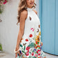 Floral Print Round Neck Sleeveless Summer Dress The Clothing Company Sydney