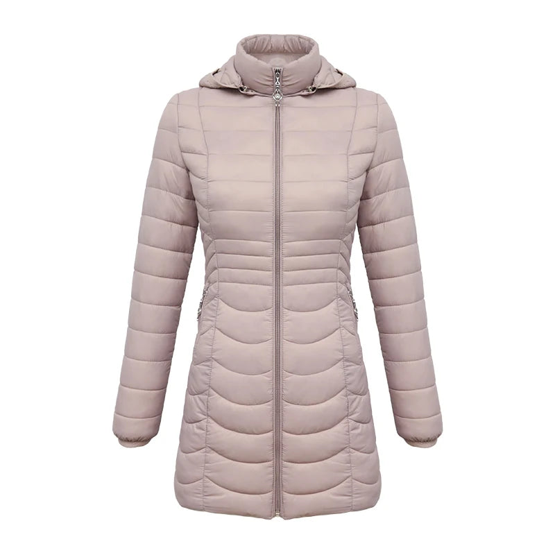 Winter Ultralight Warm Long Parka Coat Hooded Women Outdoor Padded Cotton Clothing Outerwear Jacket The Clothing Company Sydney