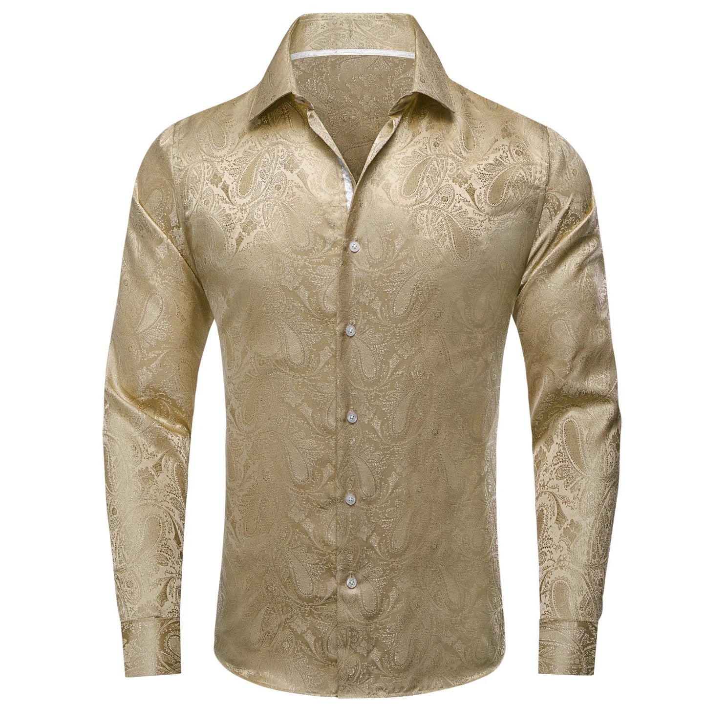 Men's Paisley Teal Blue Pink Grey Shirts Long Sleeve Dress Shirt Blouse for Male Wedding Party Banquet Office Dress Shirt The Clothing Company Sydney