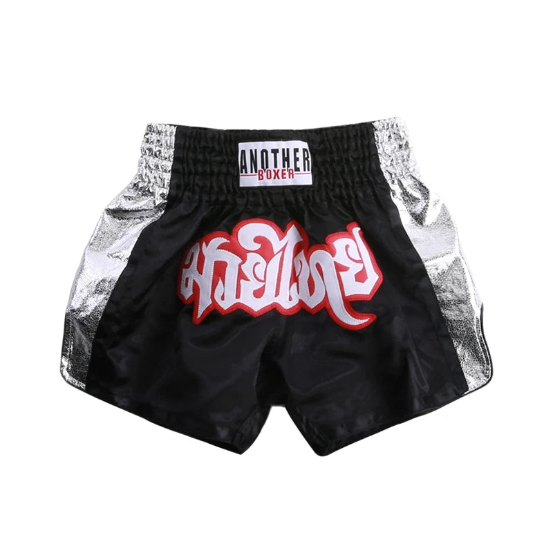 Men's Boxing Shorts Kickboxing Muay Thai Women Kids Martial Arts Training Team Clothes Gym Grappling BJJ Cage Fight Pants
