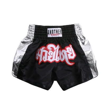 Men's Boxing Shorts Kickboxing Muay Thai Women Kids Martial Arts Training Team Clothes Gym Grappling BJJ Cage Fight Pants