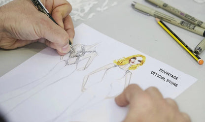 Elegant High Fork Wedding Dresses For Women Sparkling Lace Printing A-Line Bridal Gowns Engagement Party Dress The Clothing Company Sydney