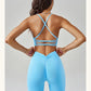 2 Piece Seamless Yoga Set Women Sports Outfit Crisscross Back Bra Fitness Suit High Waist Leggings Running Workout Tracksuit The Clothing Company Sydney