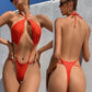 Extreme Mini Micro String Women Swimwear One Piece Swimsuit Female Cross Backless Monokini High Cut Bathing Suit The Clothing Company Sydney