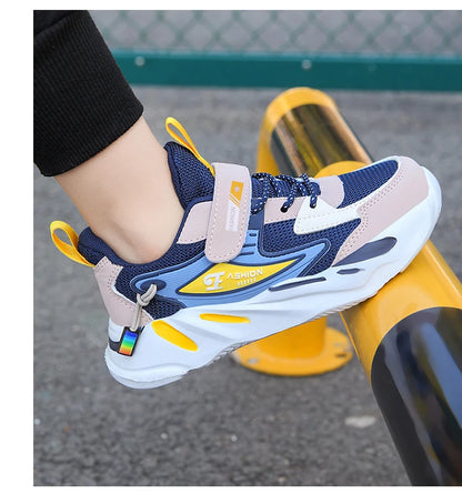 Kids Children Boys Mesh Sports Running Shoes Breathable Non-slip For Girls Casual Running Walking Sneakers