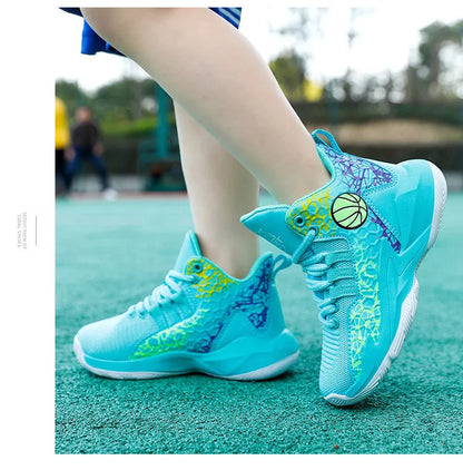 Kids Children's Sports Boys Girls Running Casual Outdoor Breathable Mesh Wear-Resistant Sneakers Basketball shoes. The Clothing Company Sydney