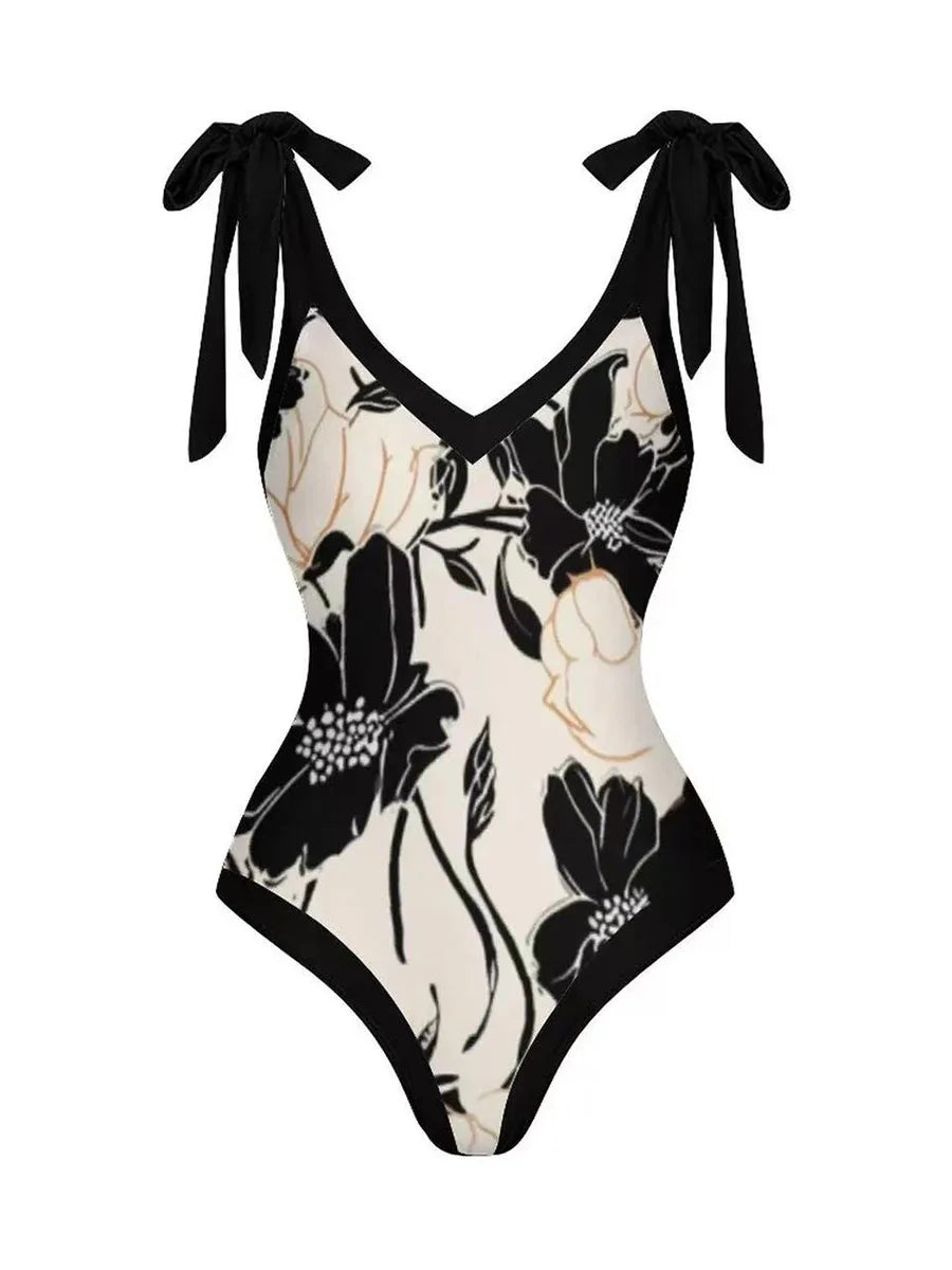 String One Piece Swimsuit & Vent Skirt Padded Women Bathing Suit Swimming Summer Beachwear Bodysuit Swimwear The Clothing Company Sydney