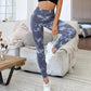 Hip Lifting Seamless Fitness Gym Leggings Tie-Dye Yoga Pants Women's Exercise Tights High Waist Workout Pants The Clothing Company Sydney