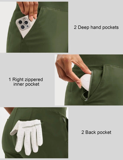 UPF 50+ Golf Pants Women's Lightweight Quick Dry Stretch Pants High Waist Work Athletic Casual Pants The Clothing Company Sydney