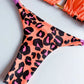 Women's Braided rope Micro Bikinis  Swimsuit Leopard Print Beach Bathing Suit