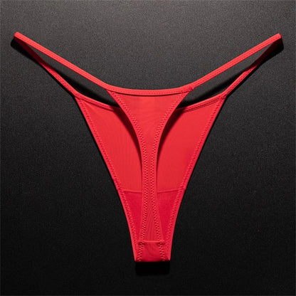 High Slit Leopard Print Thong Ice Silk Seamless Underwear One-piece Fitness Plus Size G-strings The Clothing Company Sydney