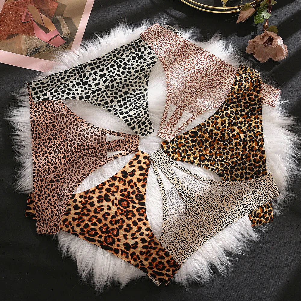 Women's Underwear Leopard Print Seamless Panties Sports Lingerie Thong G-String The Clothing Company Sydney