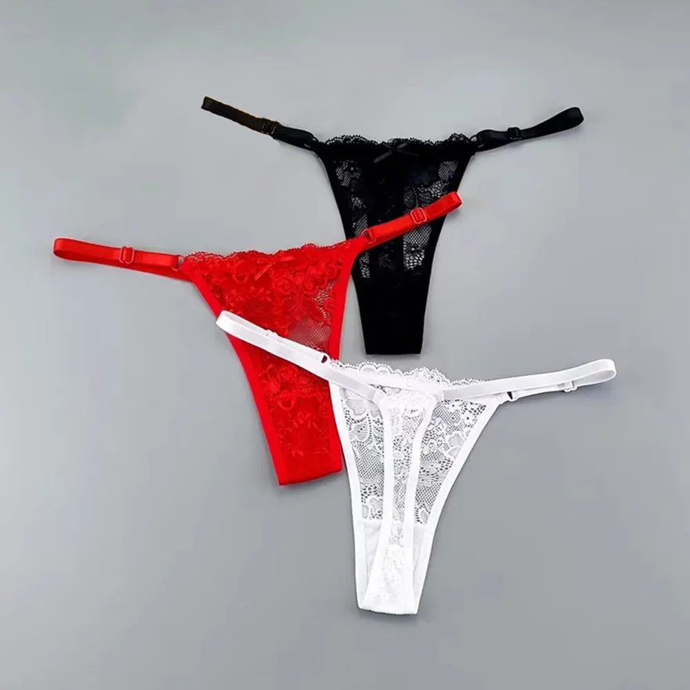 3 Pack Thongs Underwear Lace G-String Panties Low Waist Plus Size Briefs The Clothing Company Sydney