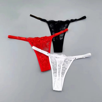 3 Pack Thongs Underwear Lace G-String Panties Low Waist Plus Size Briefs The Clothing Company Sydney