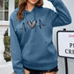 Long Sleeve Printed Women's Hoodie Casual Top