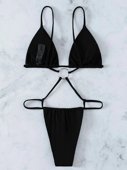 Extreme Mini Micro String Women Swimwear One Piece Swimsuit Female Cross Backless Monokini High Cut Bathing Suit The Clothing Company Sydney