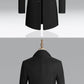 Business Casual Trench Coat Men Style Winter Coat Men's Autumn and Winter Wool Mix Coat Jacket