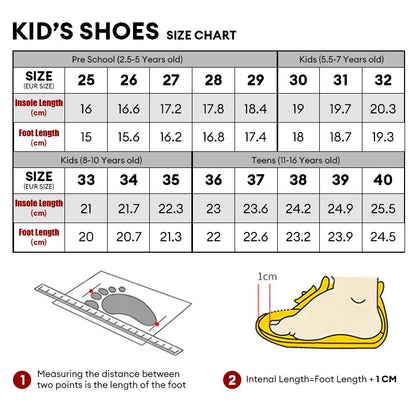 Boys’ Breathable Mesh Sneakers – Non-Slip Lightweight Kids Sports Shoes with Hook & Loop Closure (Ages 7–13) The Clothing Company Sydney