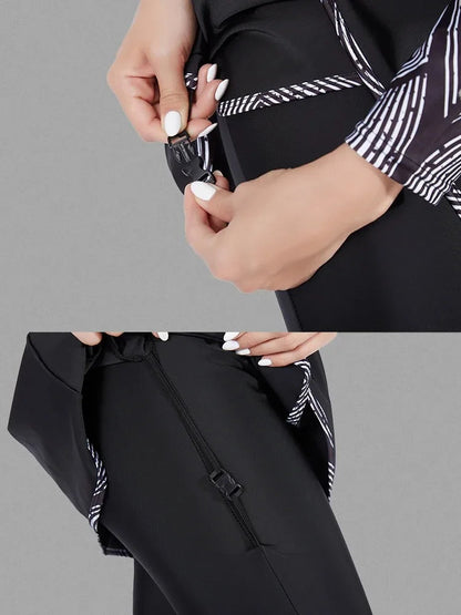 3 Piece Full Body Swimwear Women Long Sleeves Swimsuit Bathing Suit Quick Drying Set The Clothing Company Sydney