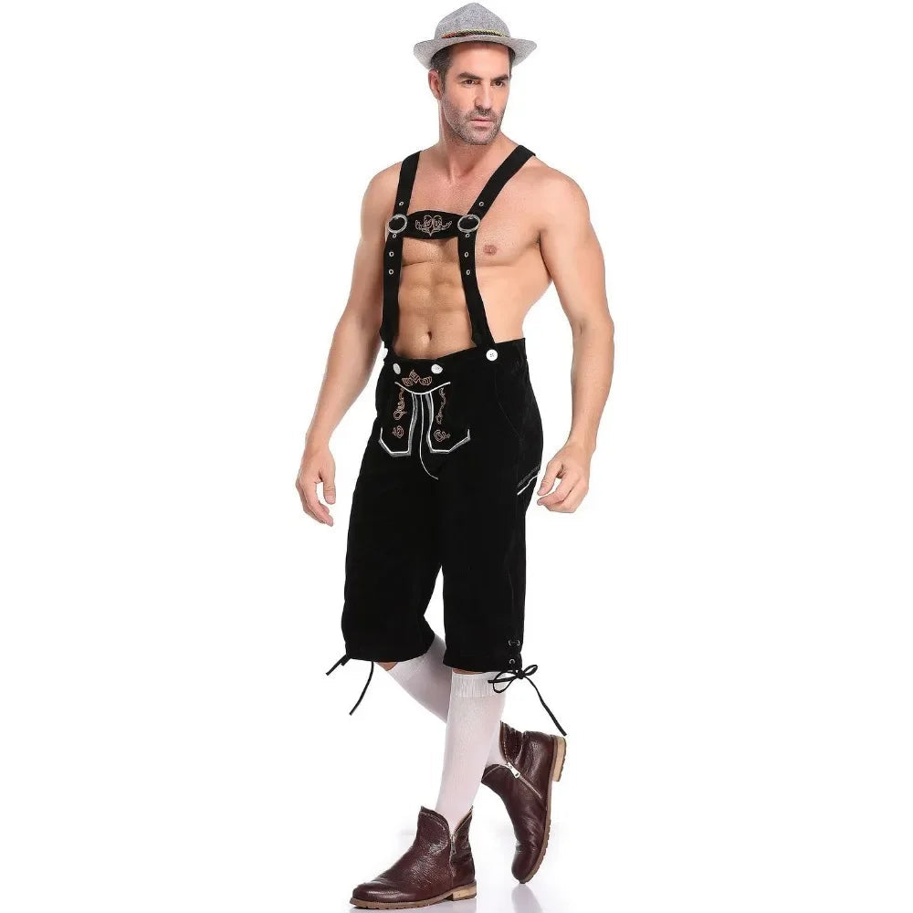 Men's Oktoberfest Overalls Clothing German Bavarian Munich Oktoberfest Costume Outfit The Clothing Company Sydney