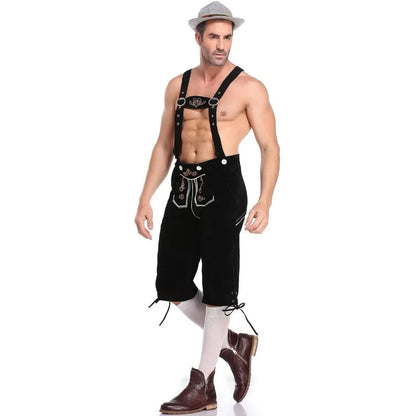 Men's Oktoberfest Overalls Clothing German Bavarian Munich Oktoberfest Costume Outfit The Clothing Company Sydney