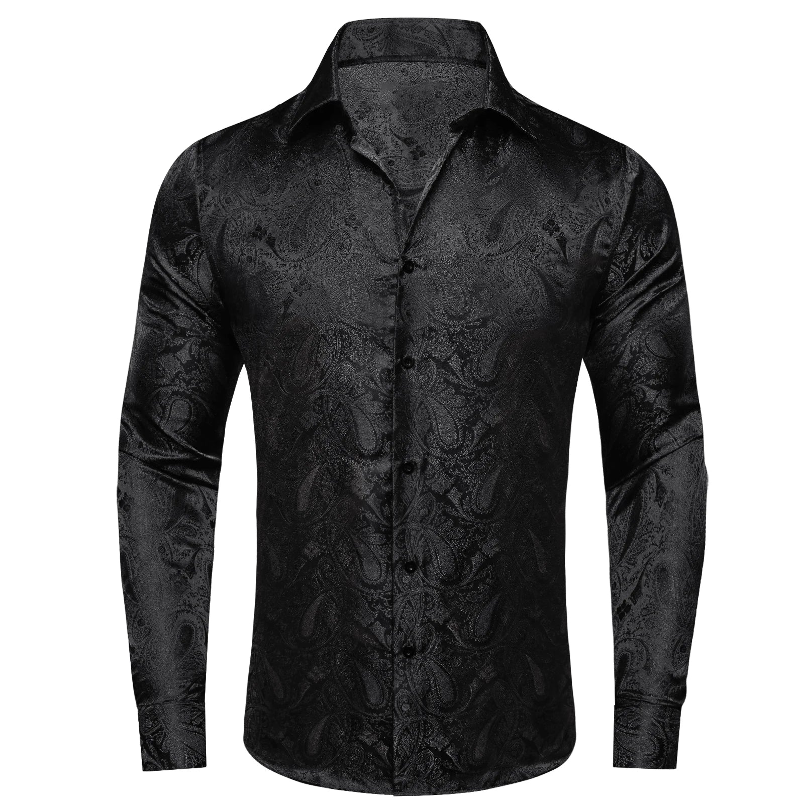 Men's Paisley Teal Blue Pink Grey Shirts Long Sleeve Dress Shirt Blouse for Male Wedding Party Banquet Office Dress Shirt The Clothing Company Sydney