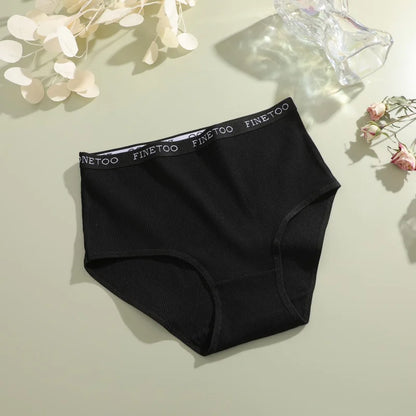 Women's Seamless Cotton Briefs Women Plus Size Panties Solid Color Breathable Underwear Low Waist Soft Lingerie Undies