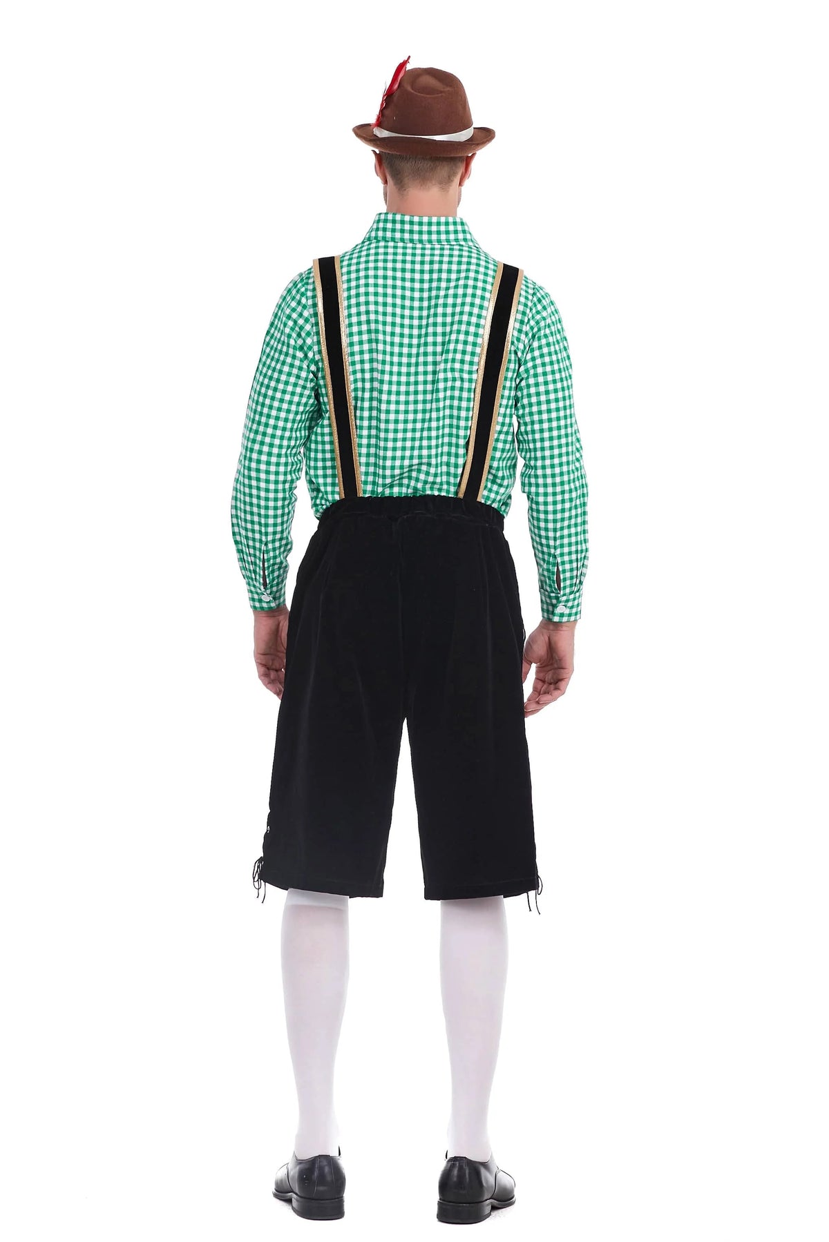 Men's Three Piece Oktoberfest Lederhosen Costume Bavarian German Festivals Suspenders Shirt Hat Male Cosplay Costume The Clothing Company Sydney