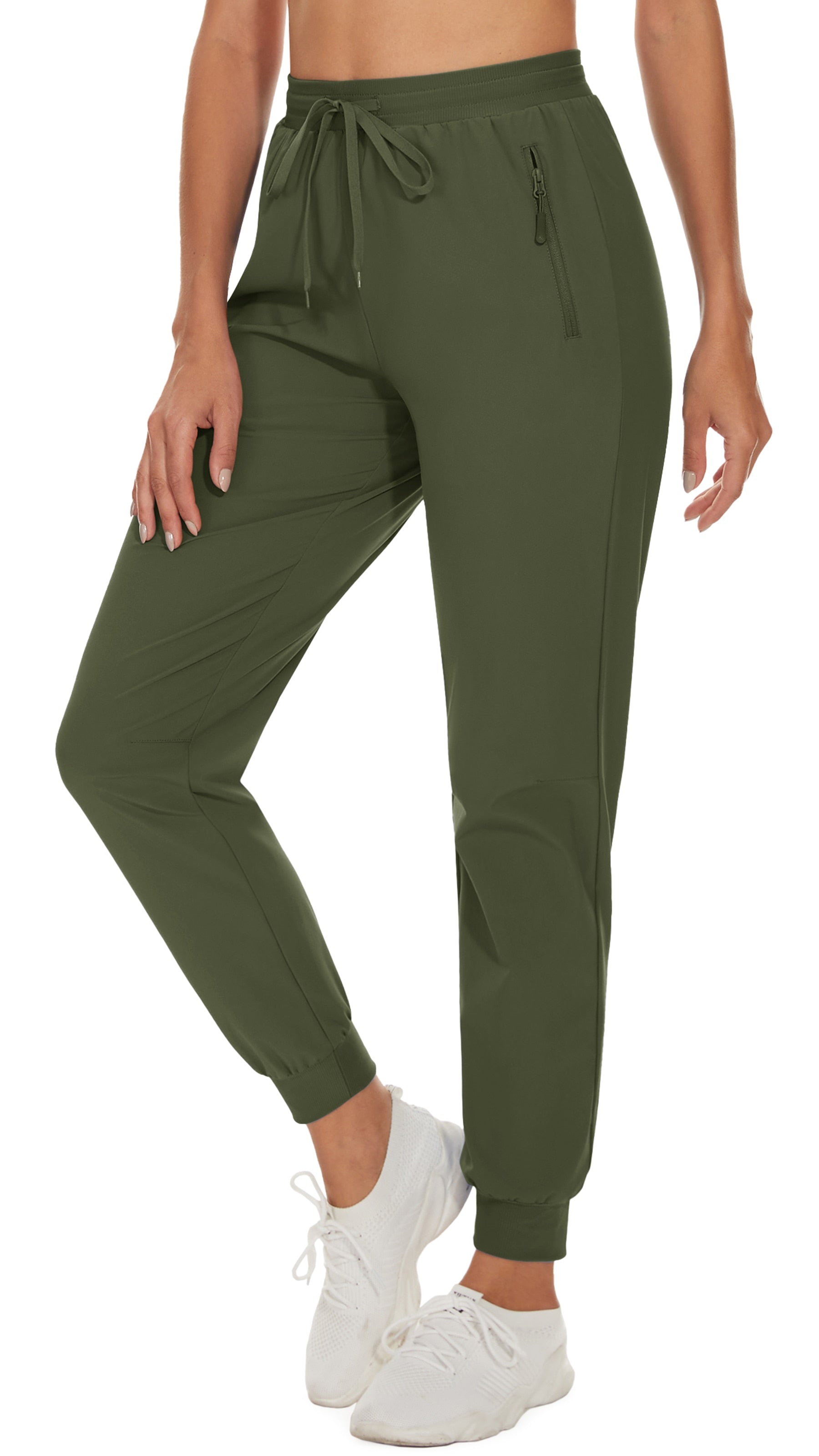 Womens workout pants on sale with zipper pockets