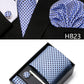 5 piece 7.5 cm Width Tie Sets Black Men's Tie Hankerchiefs Cufflinks clip Box wedding gift handmade Necktie Set The Clothing Company Sydney