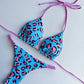 2 Piece Halter Micro Bikini Thong Swimsuit Women's Swimwear Bandage Brazilian Bathing Suit