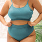 Elegant 7 Colours Bikini Plus Size Large Size Swimwear Women Swimsuit Two-piece Bikini set Bather Bathing Suit The Clothing Company Sydney