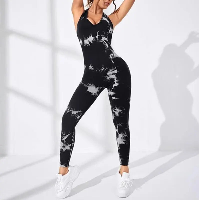 Backless Sling Women Gym Yoga Running Casual Fitness Sporty Playsuit Sleeveless Slim Activewear All In One Jumpsuit Clothing Activewear The Clothing Company Sydney