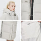 Women's Outwear Parka Super Long Warm And Windproof Zipper Cotton Coat Winter Jackets