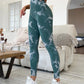 Marbling Tie-Dye Yoga Pants Sports Leggings Exercise Running Fitness High Waist Seamless Gym Leggings Women's Workout Tights The Clothing Company Sydney