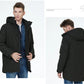 Men's parka jacket windproof warm outerwear Thicken puffer coat for winter