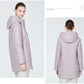 Women's Padded Coat Autumn Mid-Length Loose Parka Light Cotton Quilted Jacket