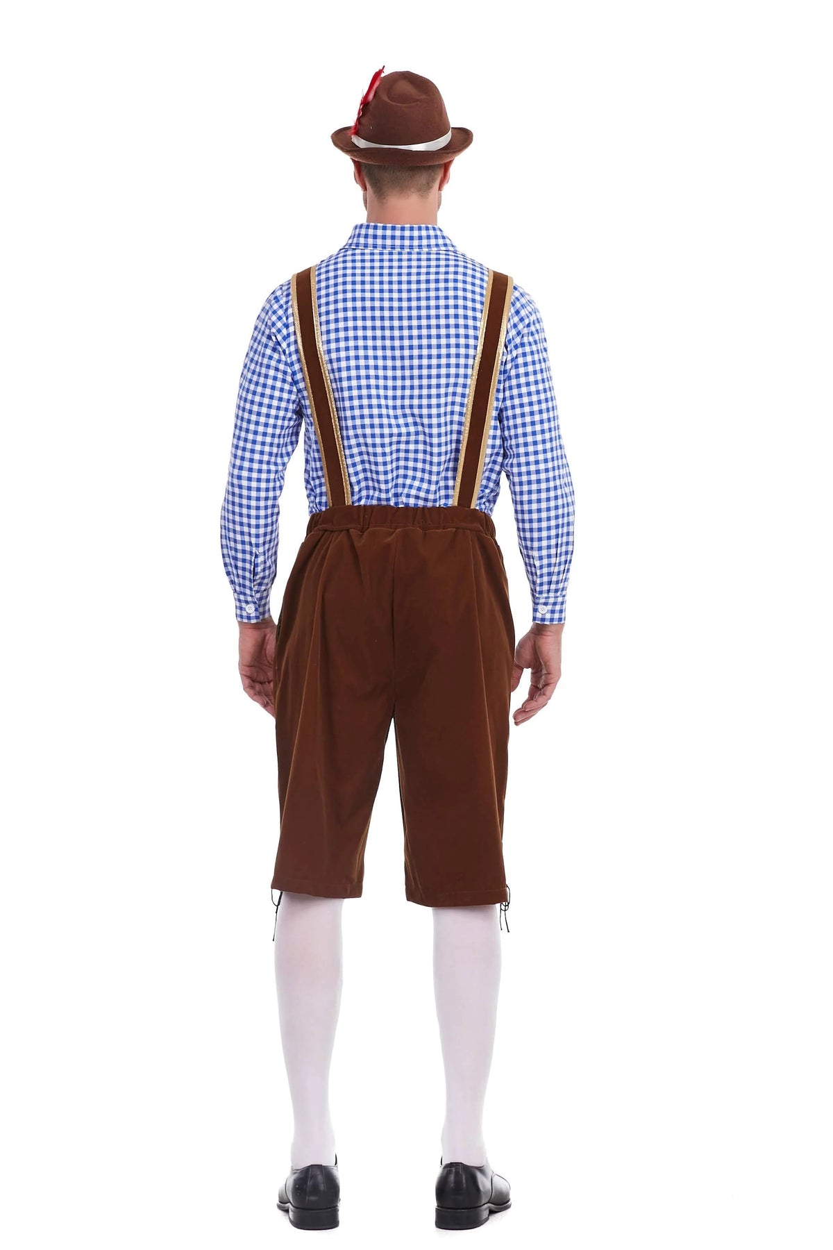 Men's Three Piece Oktoberfest Lederhosen Costume Bavarian German Festivals Suspenders Shirt Hat Male Cosplay Costume The Clothing Company Sydney