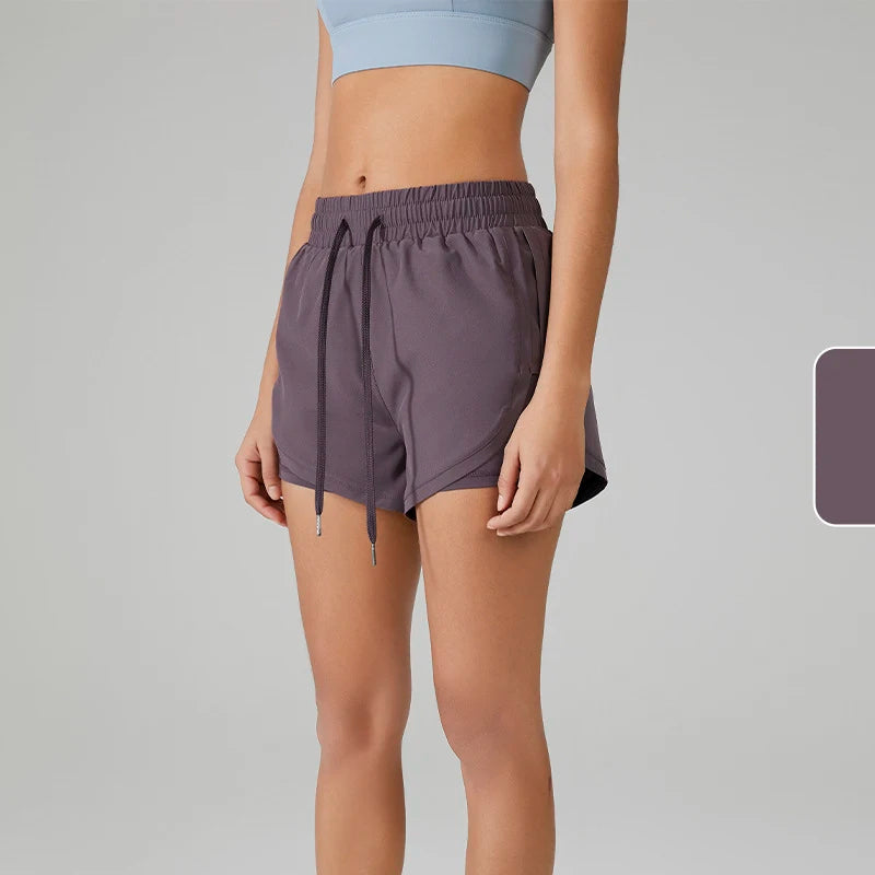 Women's Yoga Shorts Fitness Elastic Running Workout Ladies Gym Sport Inner Layer Shorts Fitness Sportwear The Clothing Company Sydney