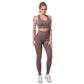 2 Piece Set Workout Gym Clothes For Women Yoga Set Solid Colour Fitness Leggings Sportswear Women's Yoga Wear Sport Bra And Pants The Clothing Company Sydney