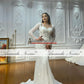 Mermaid Beading Lace Wedding Bridal Dress