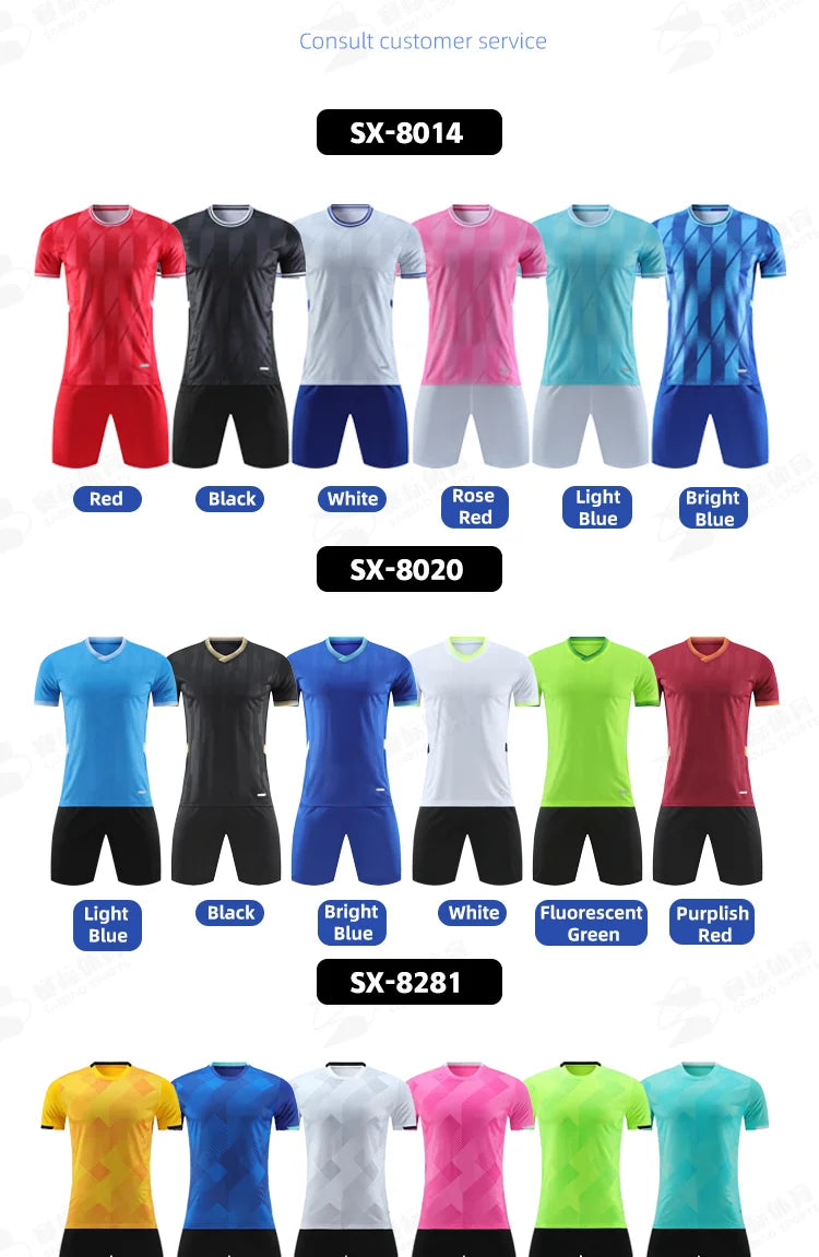 Adult Kids Customised Football Jerseys Soccer Uniform Mem Women Team Training Quick-Drying Sportswear  Futsal Tracksuit Outfit - The Clothing Company Sydney