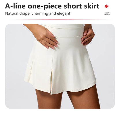 Women's Sports Skirt  High Waisted Workout Yoga Golf Skirt Quick Dry Breathable Short Skirt Casual Running Tennis Skorts