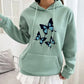 Butterflies Graphic Print Womens Long Sleeve Oversized Sweatshirt Streetwear Fleece Ladies Top The Clothing Company Sydney