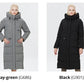 Women's Outwear Parka Super Long Warm And Windproof Zipper Cotton Coat Winter Jackets