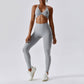 2 Piece Yoga Set Gym Set Workout Clothes for Women Seamless High Waist Leggings Sports Bra Suit Clothing Shorts Women's Tracksuit The Clothing Company Sydney