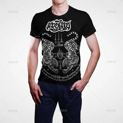 Muay Thai Gym Graphic T Shirt For Men Women Kids 3D Thai Boxing Sports Printed Tee Shirts Streetwear Short Sleeves Quick Dry Top - The Clothing Company Sydney