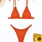 Ribbed High Leg Cut Bikini Swimwear Swimsuit Two-piece Bikini set Bather Bathing Suit The Clothing Company Sydney